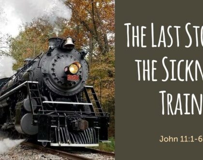 The Sickness Train's Last Stop (John 11.1-6)