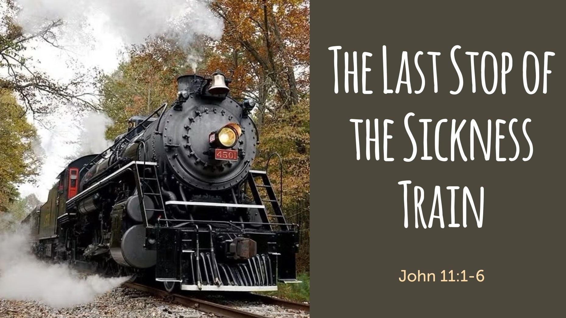 The Sickness Train's Last Stop (John 11.1-6)